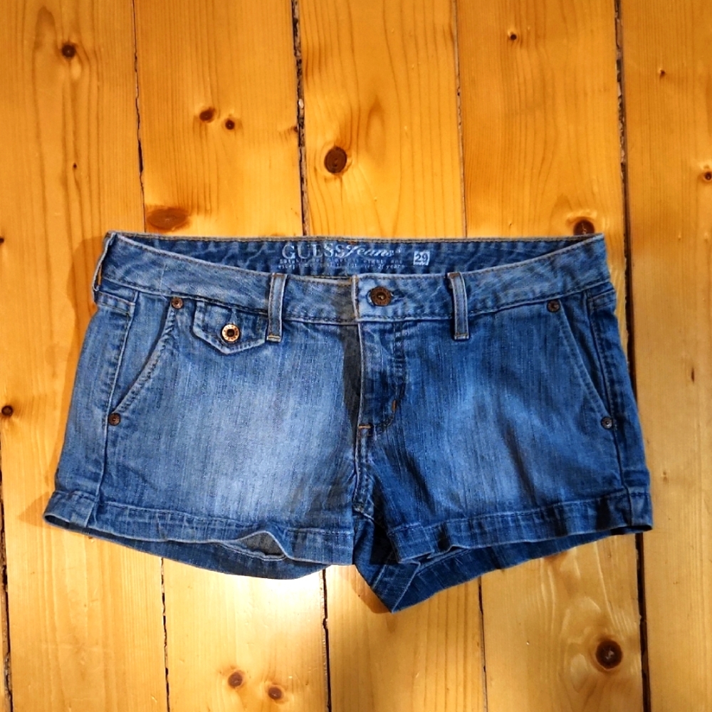 Guess Women's Classic Blue Jean Shorts